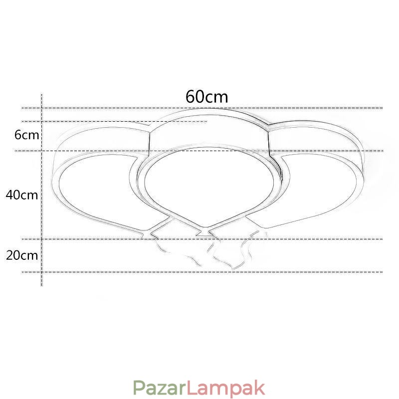Modern süllyesztett mennyezeti lámpa, szép léggömb ernyős mennyezeti lámpa