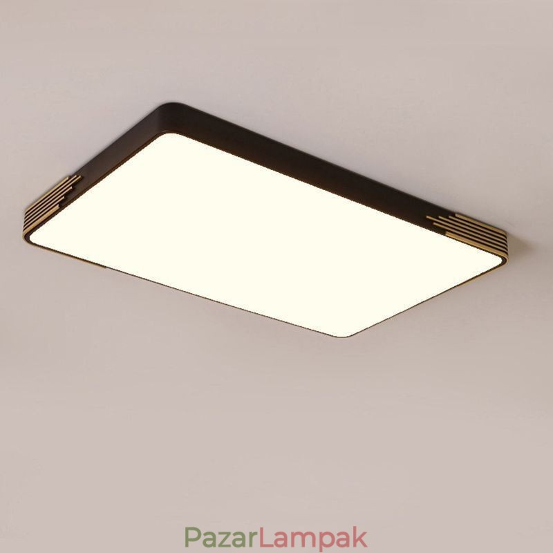 Modern süllyesztett mennyezeti lámpa, téglalap alakú mennyezeti lámpa