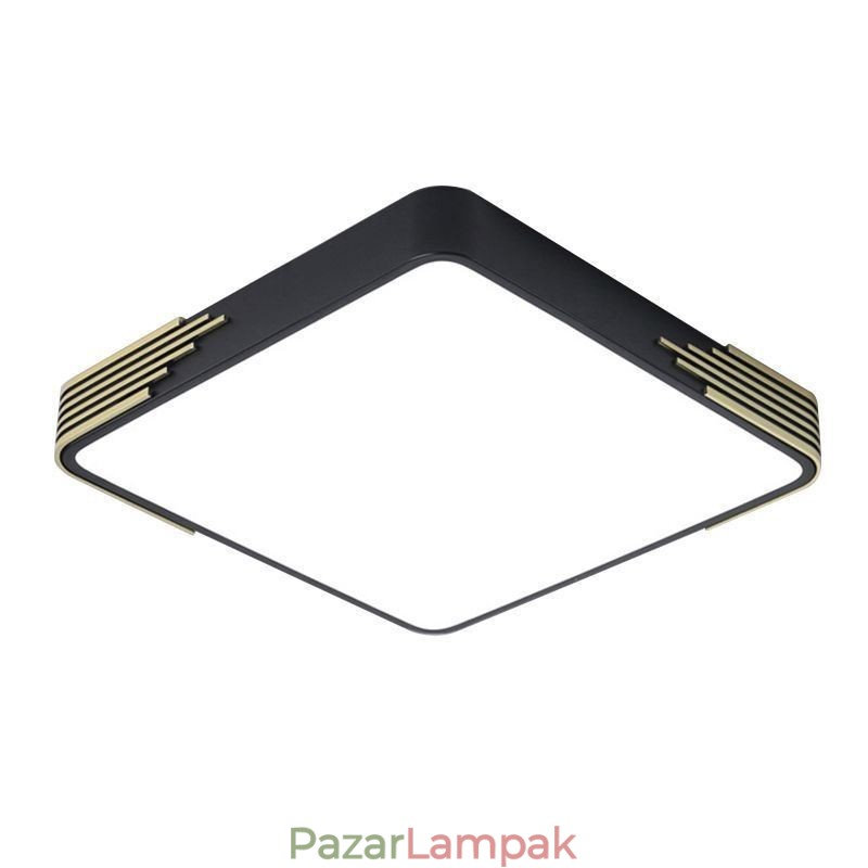 Modern süllyesztett mennyezeti lámpa, négyzet alakú mennyezeti lámpa