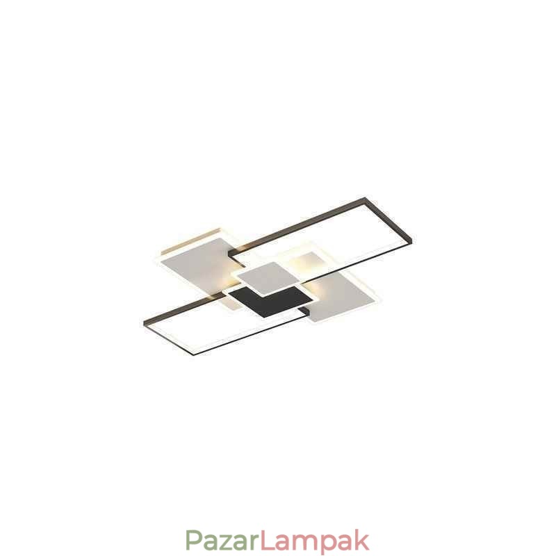 Modern mennyezeti lámpa négyzet alakú akril süllyesztett mennyezeti lámpatest