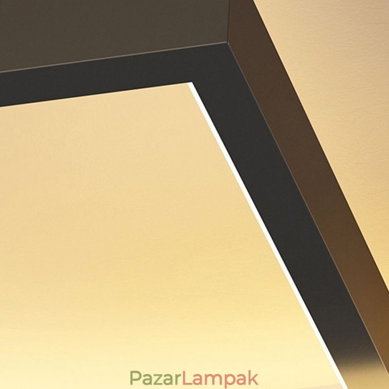 Modern mennyezeti lámpa négyzet alakú akril süllyesztett mennyezeti lámpatest