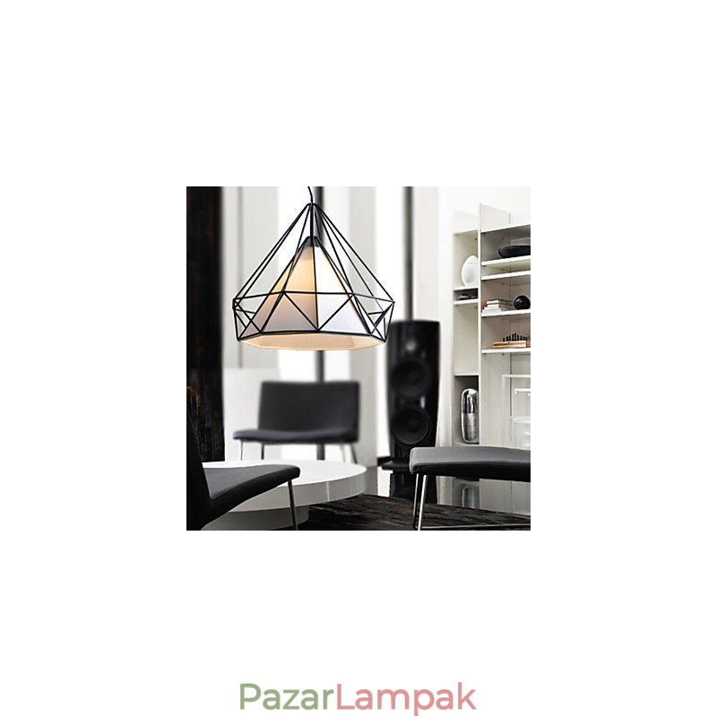 Csillár 1 könnyű egyszerű művészi rozsdamentes acél bevonat