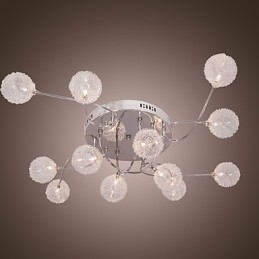 G4 12 light vasba süllyesztett lámpa alumínium ernyőkkel