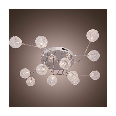 G4 12 light vasba süllyesztett lámpa alumínium ernyőkkel