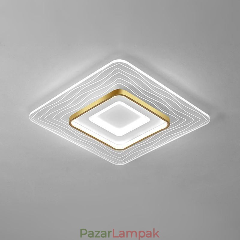 Süllyesztett mennyezeti lámpa, minimalista akril ultravékony mennyezeti lámpa