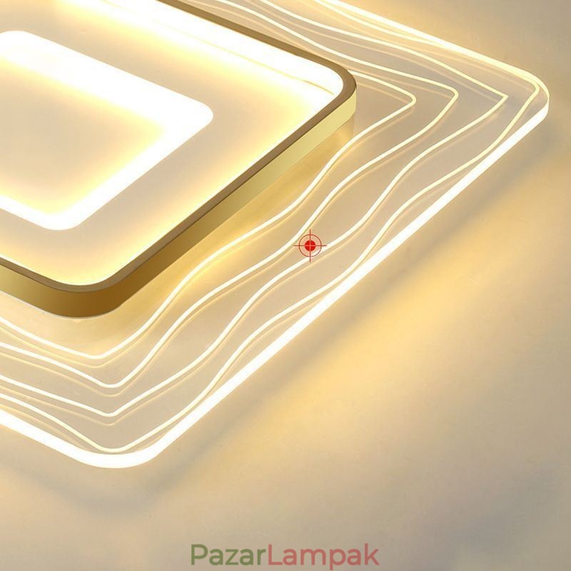 Süllyesztett mennyezeti lámpa, minimalista akril ultravékony mennyezeti lámpa