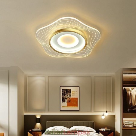 Kreatív mennyezeti lámpa, modern, süllyesztett lámpatestek csillag alakú 36W-tal Kreatív mennyezeti lámpa, modern, süllyesztett lámpatestek csillag alakú 36W-tal