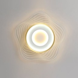 Kreatív mennyezeti lámpa, modern, süllyesztett lámpatestek csillag alakú 36W-tal
