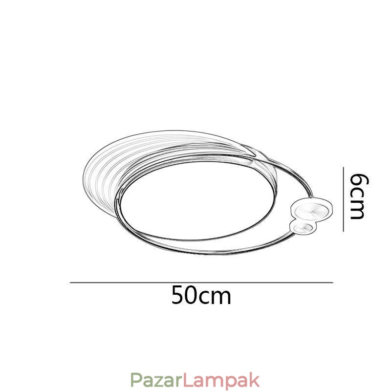 Süllyesztett mennyezeti lámpa távirányítóval