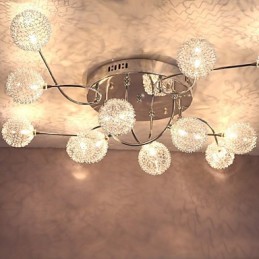 G4 12 light vasba süllyesztett lámpa alumínium ernyőkkel