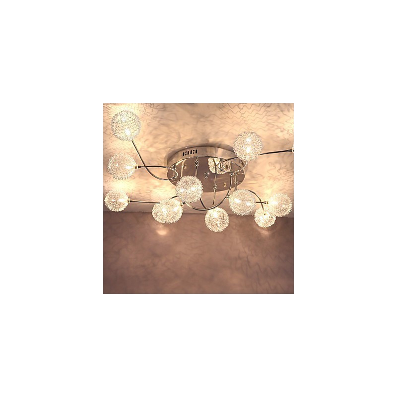 G4 12 light vasba süllyesztett lámpa alumínium ernyőkkel