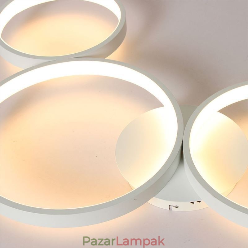 Mennyezeti lámpa 7200LM 4 gyűrűs világítótest