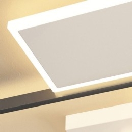 Süllyesztett szerelésű négyzet alakú mennyezeti lámpatest