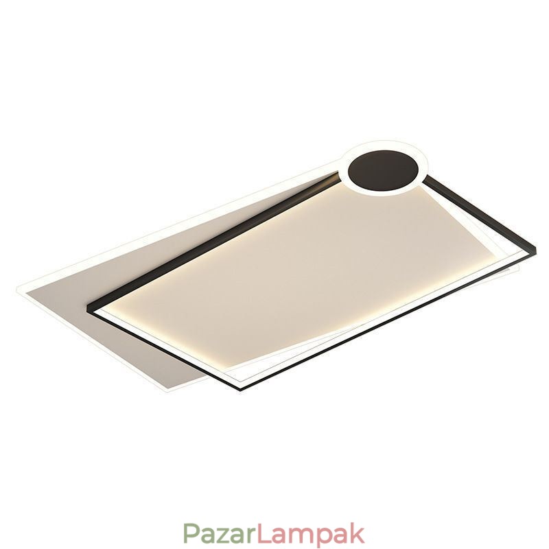Süllyesztett, minimalista mennyezeti lámpatest