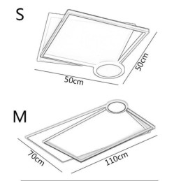 Süllyesztett, minimalista mennyezeti lámpatest