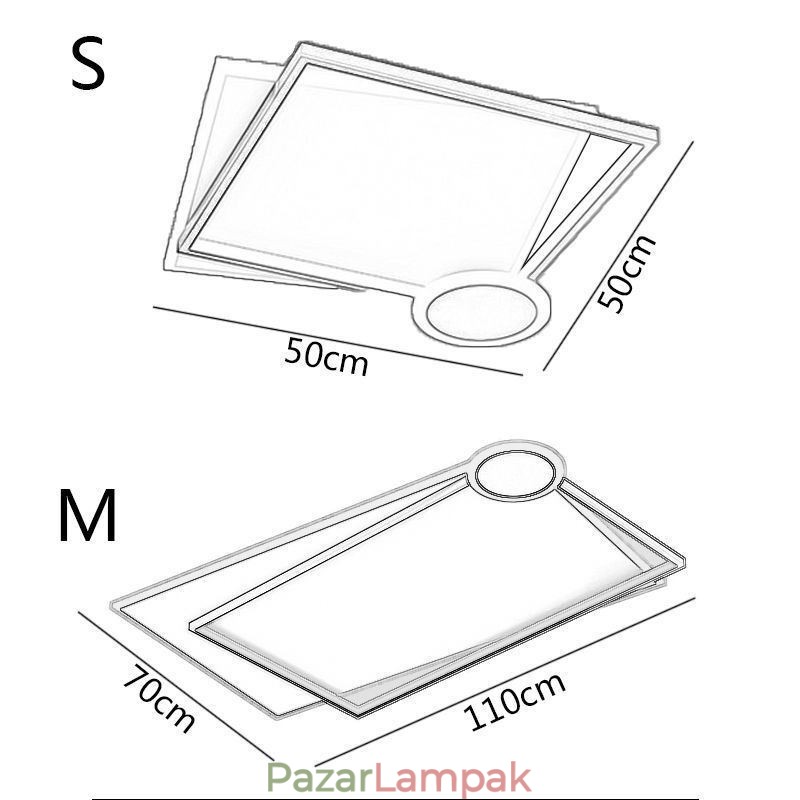 Süllyesztett, minimalista mennyezeti lámpatest
