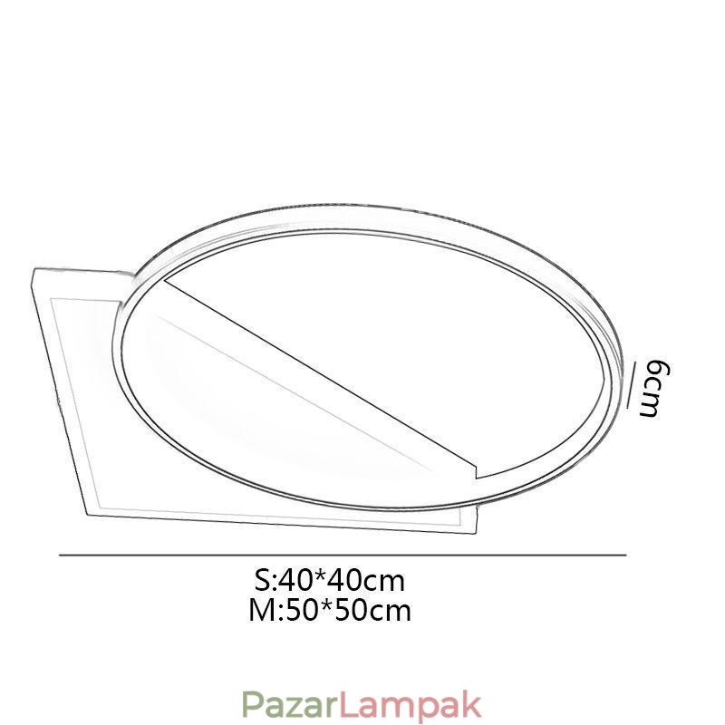 Falba szerelhető modern mennyezeti lámpa