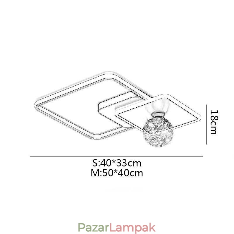Süllyesztett lakberendezési mennyezeti lámpatest