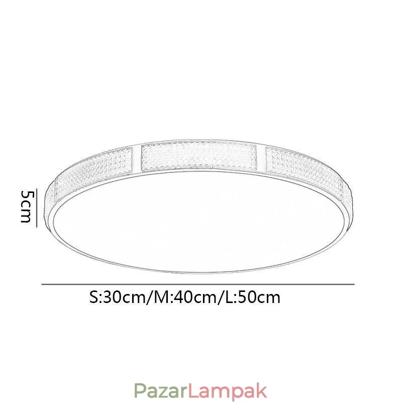 Süllyesztett mennyezeti lámpa, kerek, háromszínű fényerősség