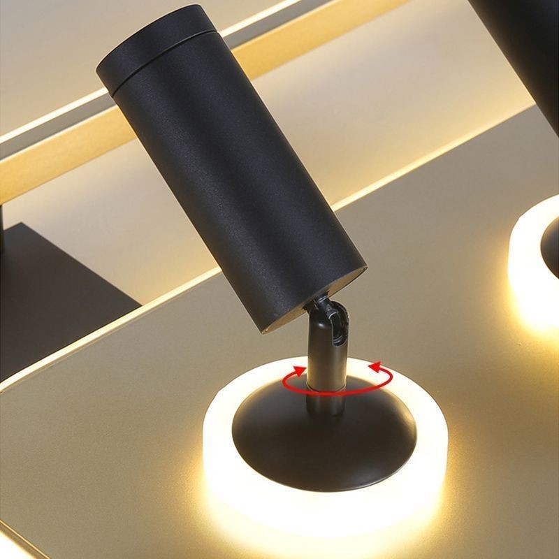 Négyzetes süllyesztett akril mennyezeti fényszóró