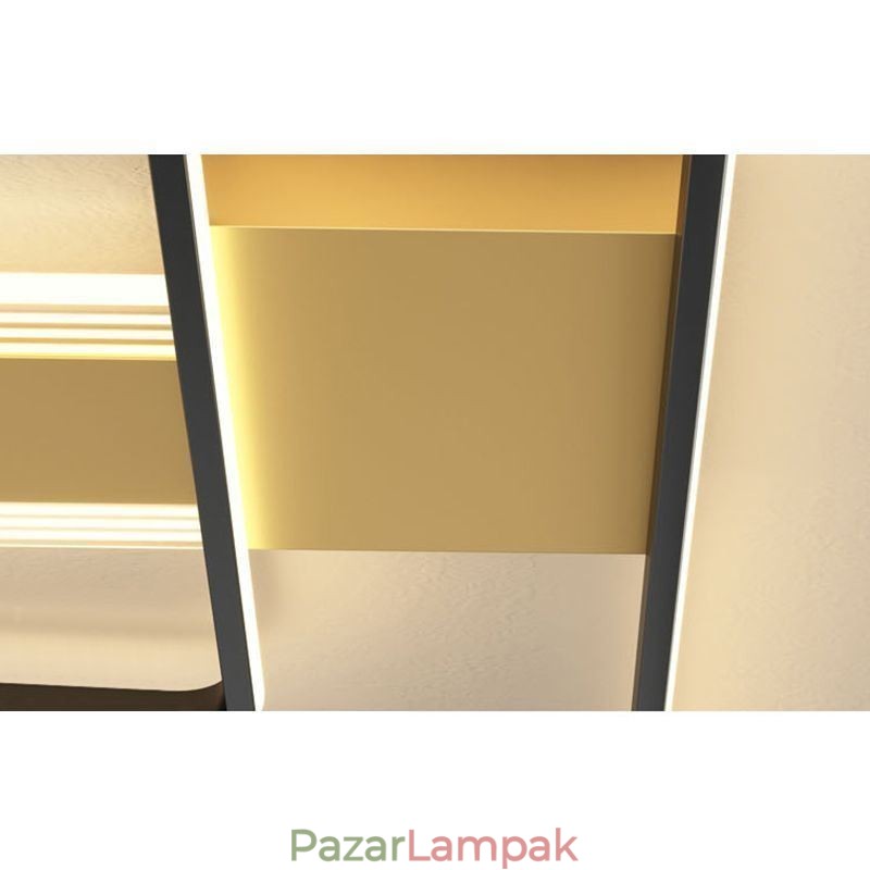 Geometrikus süllyesztett akril mennyezeti fényszóró