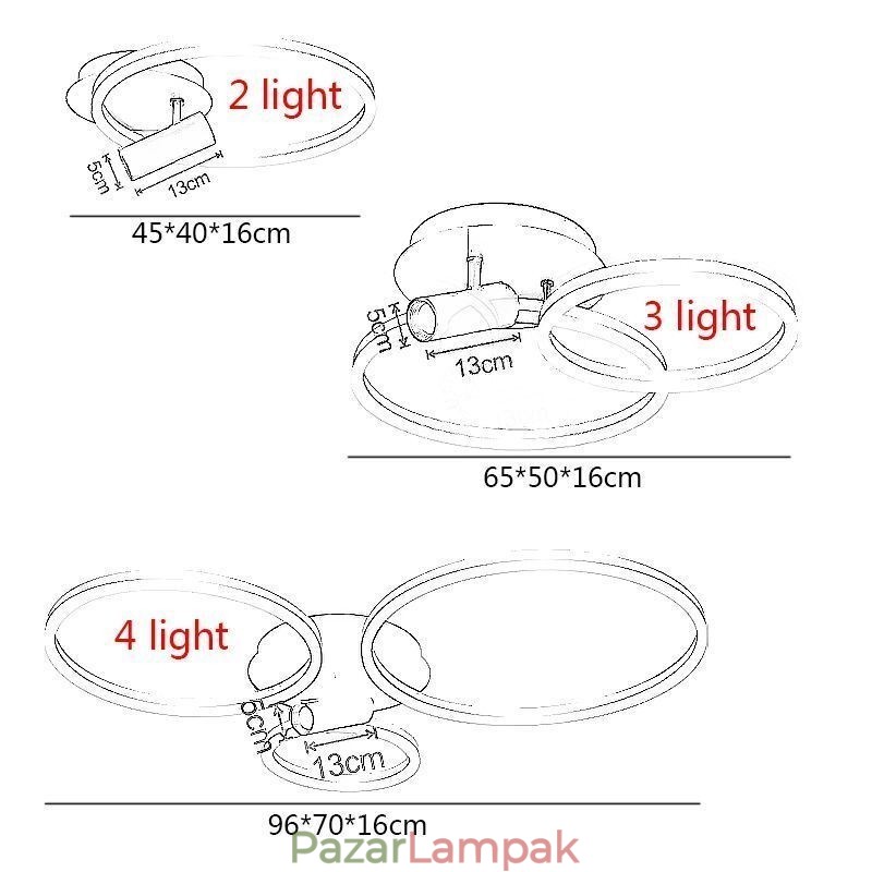 Mennyezeti lámpa szálcsiszolt arany halo gyűrű világító spotlámpa