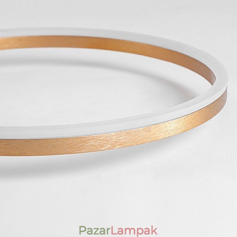 Mennyezeti lámpa szálcsiszolt arany halo gyűrű világító spotlámpa