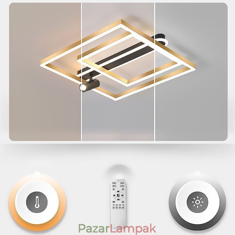 Süllyeszthető, minimalista akril mennyezeti lámpa spotlámpa