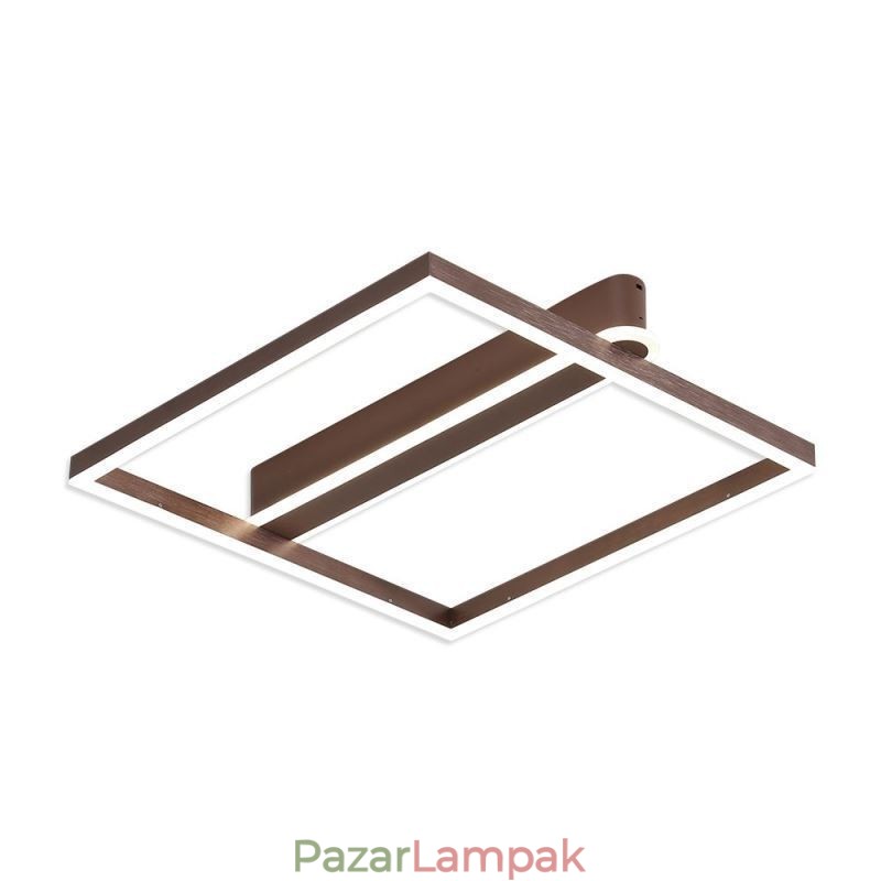 Akril négyzet alakú süllyesztett mennyezeti lámpa