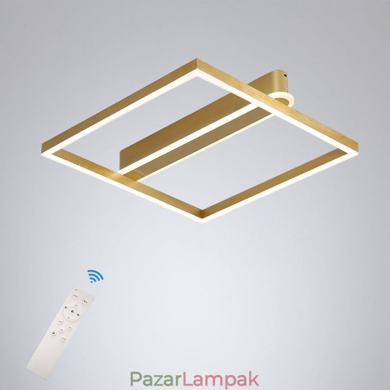 Akril négyzet alakú süllyesztett mennyezeti lámpa
