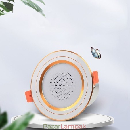 Downlight Bluetooth Zene Hangszóró Lámpa Mobiltelefon Intelligens mennyezeti lámpa Downlight Bluetooth Zene Hangszóró Lámpa Mobiltelefon Intelligens mennyezeti lámpa