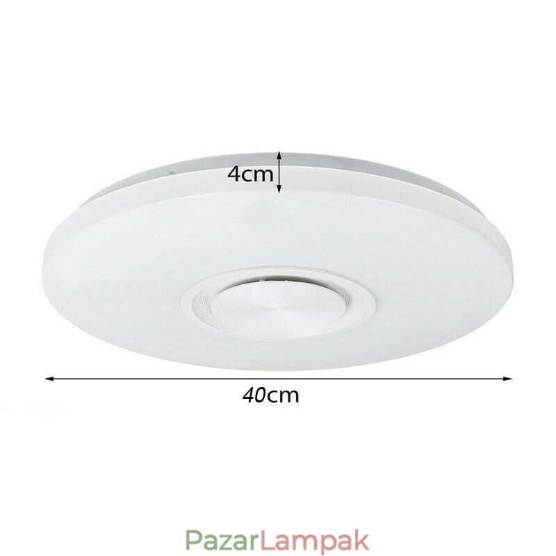 Süllyeszthető dekoratív lámpa távirányító APP vezérlés Bluetooth zenei hangszóró lámpa