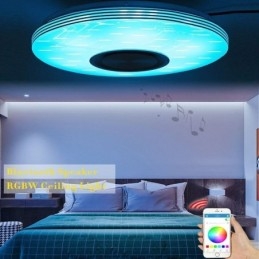Süllyesztett mennyezeti lámpa Dekoratív lámpa Távirányító APP vezérlés Bluetooth zenei hangszóró lámpa