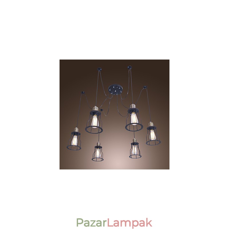 Hagyományos klasszikus vintage mini stílusú festőcsillár