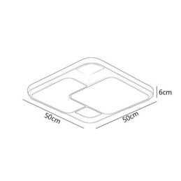 Modern geometrikus süllyesztett mennyezeti lámpa akril dekorációs lámpa