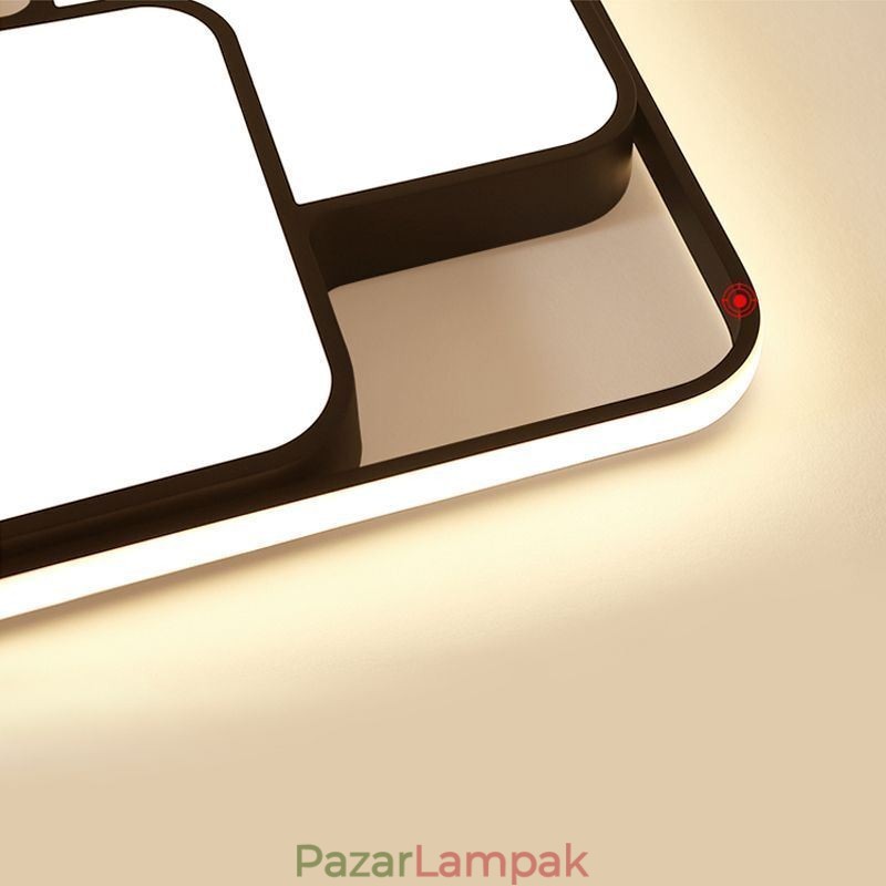 Modern geometrikus süllyesztett mennyezeti lámpa akril dekorációs lámpa