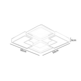 Akril süllyesztett mennyezeti lámpa Kreatív dekorációs világítás