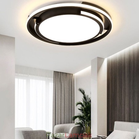 Modern, minimalista süllyesztett mennyezeti lámpa, körkörös mennyezeti lámpatest Modern, minimalista süllyesztett mennyezeti lámpa, körkörös mennyezeti lámpatest