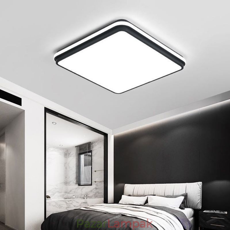 Minimalista négyzet alakú, süllyesztett mennyezeti lámpatest Modern akril világítás