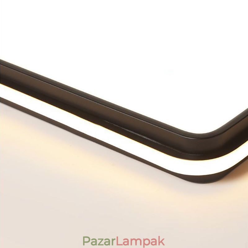 Minimalista négyzet alakú, süllyesztett mennyezeti lámpatest Modern akril világítás