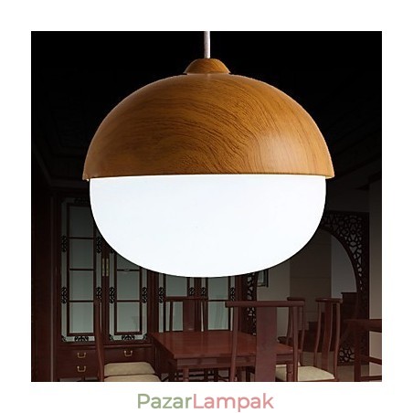 Csillár Mini stílusú Modern kortárs fa bambusz Csillár Mini stílusú Modern kortárs fa bambusz