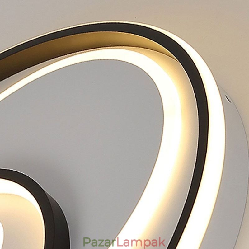 Átfedő kerek süllyesztett mennyezeti lámpa Modern akril lámpa