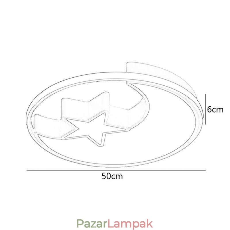 Moon & Star süllyesztett mennyezeti lámpa