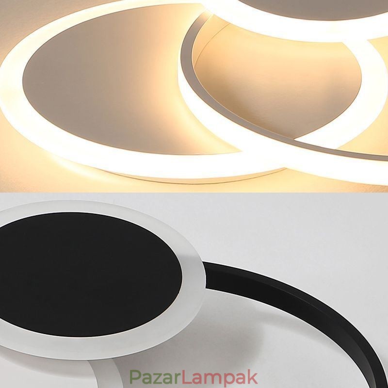 Kerek süllyesztett lámpatest Modern akril mennyezeti lámpa