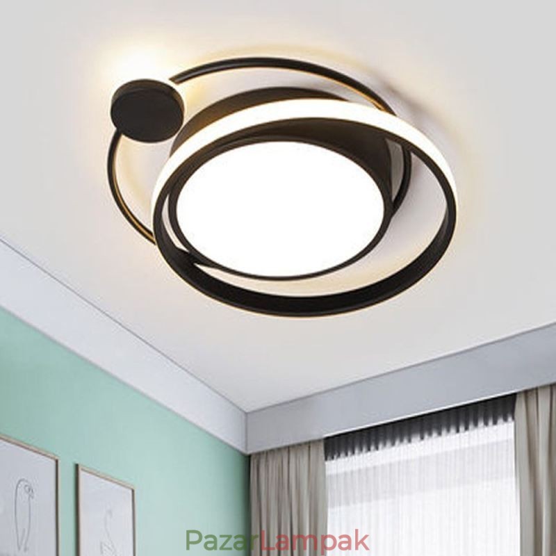 Kortárs körkörös süllyesztett mennyezeti lámpa