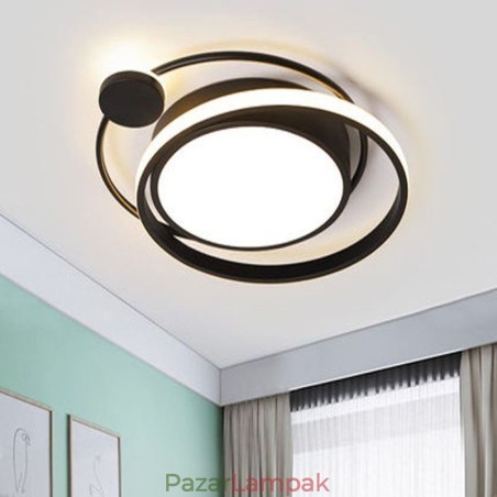 Kortárs körkörös süllyesztett mennyezeti lámpa