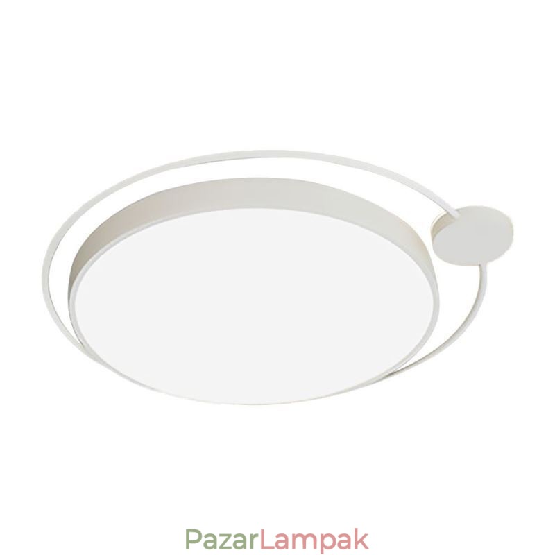 Egyszerű stílusú, kerek, süllyesztett lámpatest akril mennyezeti lámpa