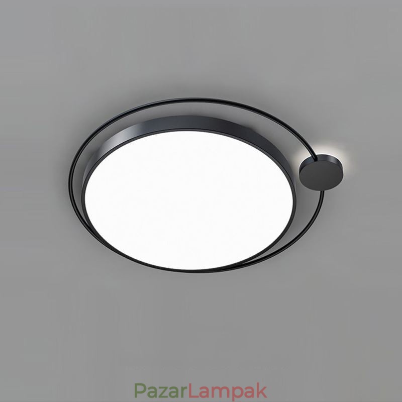 Egyszerű stílusú, kerek, süllyesztett lámpatest akril mennyezeti lámpa