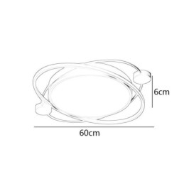 Modern mennyezeti lámpa, Planet süllyesztett mennyezeti lámpa