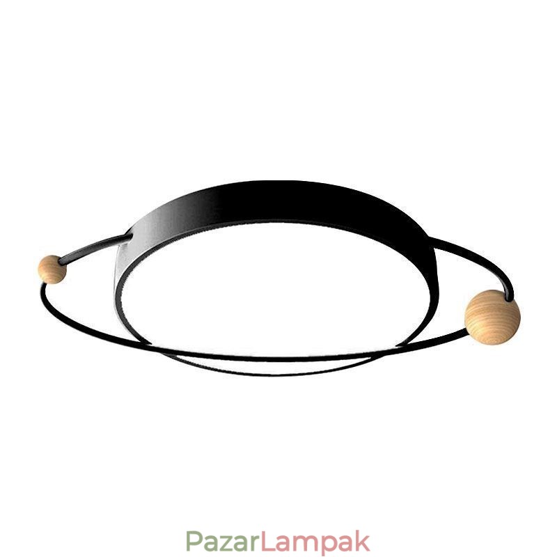 Modern, kerek mennyezeti lámpa, Planet süllyesztett lámpatest